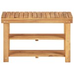 Vidaxl range - chaussures 70x32x46 cm bois d'acacia massif