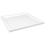 Vidaxl receveur de douche carr� abs blanc 80x80 cm