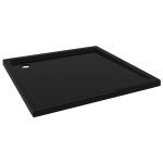 Vidaxl receveur de douche carré abs noir 80x80 cm Vidaxl receveur de douche carré abs noir 80x80 cm