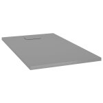 Vidaxl receveur de douche smc gris 120x70 cm