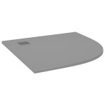 Vidaxl receveur de douche smc gris 90x90 cm