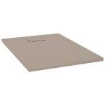 Vidaxl receveur de douche smc marron 100x70 cm