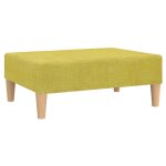 Vidaxl repose - pied vert 78x56x32 cm tissu