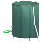 Vidaxl r�servoir pliable d'eau de pluie avec robinet 1000 l