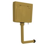 Vidaxl rservoir de toilette 3 / 6 l curry