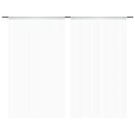 Vidaxl rideau en fils 2 pcs 100 x 250 cm blanc