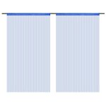 Vidaxl rideau en fils 2 pcs 100 x 250 cm bleu Vidaxl rideau en fils 2 pcs 100 x 250 cm bleu