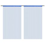 Vidaxl rideau en fils 2 pcs 140 x 250 cm bleu Vidaxl rideau en fils 2 pcs 140 x 250 cm bleu