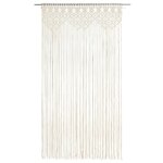 Vidaxl rideau en macram 140x240 cm coton