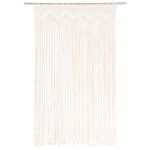 Vidaxl rideau en macram 140x240 cm coton
