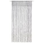 Vidaxl rideau en macram anthracite 140x240 cm coton