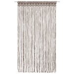 Vidaxl rideau en macram taupe 140x240 cm coton