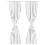 Vidaxl rideau occultant 2 pcs double couche 140 x 175 cm blanc Vidaxl rideau occultant 2 pcs double couche 140 x 175 cm blanc