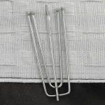 Vidaxl rideaux occultants aspect lin crochet 2pcs anthracite 140x175cm Vidaxl rideaux occultants aspect lin crochet 2pcs anthracite 140x175cm