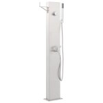 Vidaxl robinet de douche de jardin 110 cm acier inoxydable