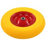 Vidaxl roue pour brouette avec axe pu solide 4. 00 - 8 390 mm
