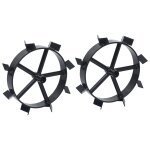 Vidaxl roues métalliques pour cultivateur à essence 6, 5 ch 2 pcs Vidaxl roues métalliques pour cultivateur à essence 6, 5 ch 2 pcs