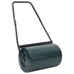 Vidaxl rouleau � gazon vert et noir 63 cm 50 l