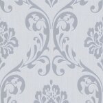 Vidaxl rouleaux de papier peint non tissé 4pcs blanc 0, 53x10m ornement Vidaxl rouleaux de papier peint non tissé 4pcs blanc 0, 53x10m ornement