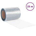 Vidaxl rouleau de rideau en bande pvc 3 mm x 300 mm 25 m