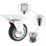Vidaxl roulettes pivotantes 4 pcs 75 mm
