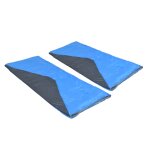 Vidaxl sacs de couchage type enveloppe 2 pcs bleu 1 100 g 10c