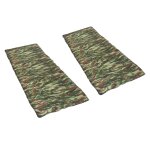 Vidaxl sacs de couchage type enveloppe 2 pcs camouflage 1 100 g 10c