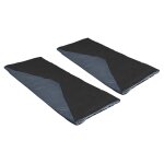 Vidaxl sacs de couchage type enveloppe 2 pcs noir 1 100 g 10c
