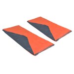 Vidaxl sacs de couchage type enveloppe 2 pcs orange 1 100 g 10c