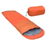 Vidaxl sacs de couchage lgers 2 pcs orange 15c 850 g