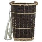 Vidaxl sac  dos bois de chauffage sangles de transport 44, 5x37x50 cm