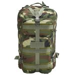 Vidaxl sac  dos en style d'arme 50 l camouflage