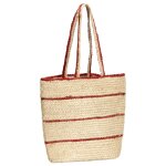 Vidaxl sac à provision naturel rayure rouge rouille jute fait à la main Vidaxl sac à provision naturel rayure rouge rouille jute fait à la main