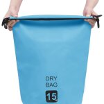 Vidaxl sac sec bleu 15 l pvc