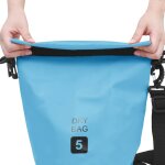 Vidaxl sac sec bleu 5 l pvc