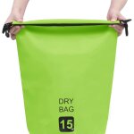 Vidaxl sac sec vert 15 l pvc