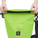 Vidaxl sac sec vert 5 l pvc