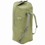 Vidaxl sac de sport style militaire 85 l vert olive