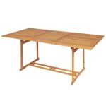 Vidaxl salon de jardin 7 pcs bois de teck massif