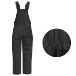 Vidaxl salopette  bavette pour enfants taille 122 / 128 gris