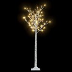 Vidaxl sapin de noël 140 led blanc chaud saule 1, 5 m int / ext Vidaxl sapin de noël 140 led blanc chaud saule 1, 5 m int / ext
