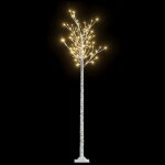 Vidaxl sapin de noël 200 led blanc chaud saule 2, 2 m int / ext Vidaxl sapin de noël 200 led blanc chaud saule 2, 2 m int / ext