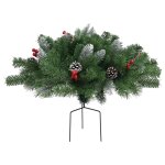 Vidaxl sapin de nol artificiel d'alle vert 40 cm pvc