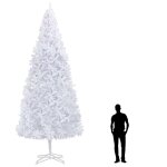 Vidaxl sapin de noël artificiel avec led 500 cm blanc Vidaxl sapin de noël artificiel avec led 500 cm blanc