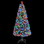 Vidaxl sapin de noël artificiel led blanc et bleu 150 cm fibre optique Vidaxl sapin de noël artificiel led blanc et bleu 150 cm fibre optique