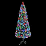 Vidaxl sapin de noël artificiel led blanc et bleu 240 cm fibre optique Vidaxl sapin de noël artificiel led blanc et bleu 240 cm fibre optique