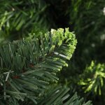 Vidaxl sapin de nol artificiel avec led et pommes de pin vert 210 cm