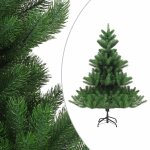 Vidaxl sapin de nol artificiel nordmann avec led et boules vert 150cm