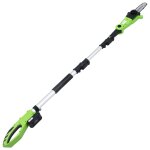 Vidaxl scie  perche sans fil avec bloc - piles 20v 1500 mah li - ion
