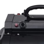 Vidaxl sche - poils  double moteur pour animaux de compagnie noir